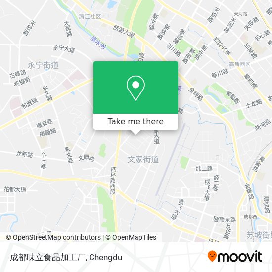 成都味立食品加工厂 map