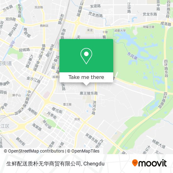 生鲜配送质朴无华商贸有限公司 map