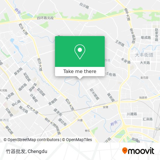 竹器批发 map