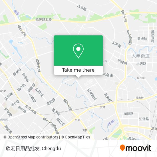 欣宏日用品批发 map