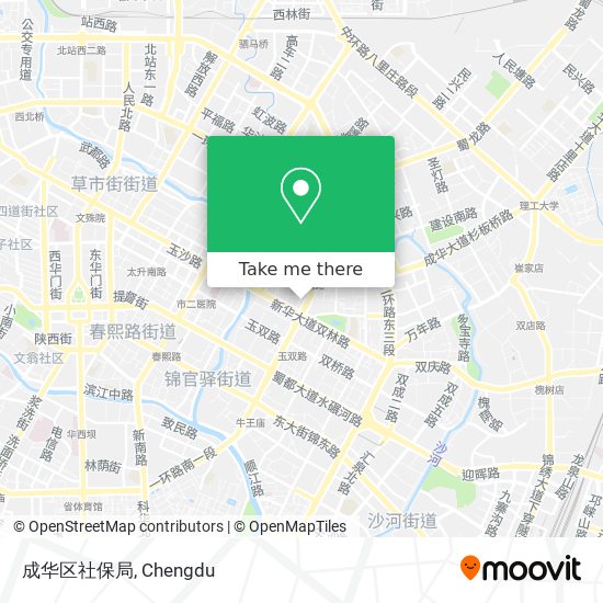 成华区社保局 map