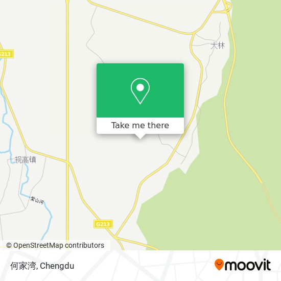 何家湾 map