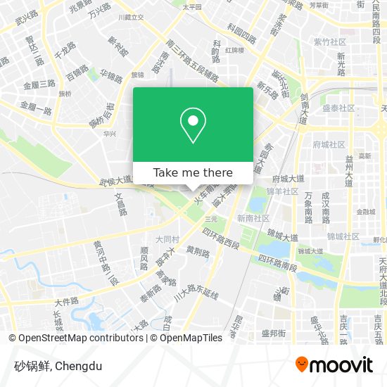 砂锅鲜 map