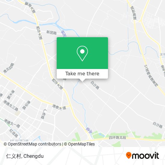 仁义村 map