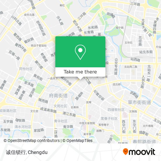 诚信锁行 map