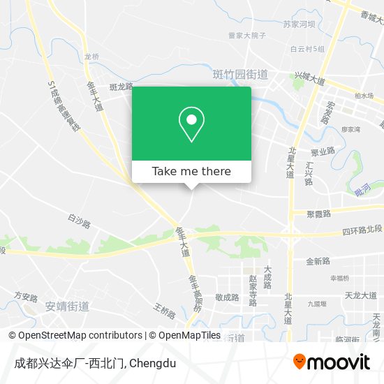 成都兴达伞厂-西北门 map