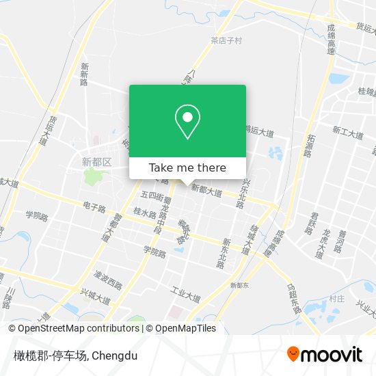橄榄郡-停车场 map