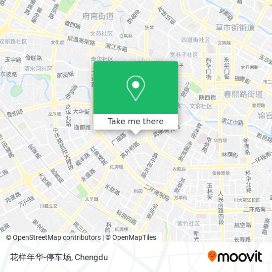 花样年华-停车场 map