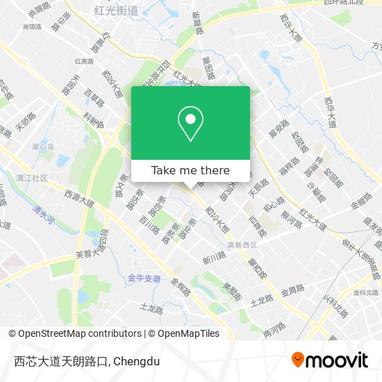 西芯大道天朗路口 map