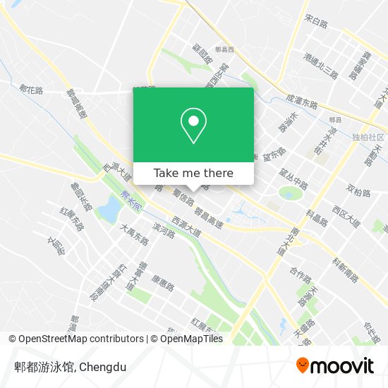郫都游泳馆 map