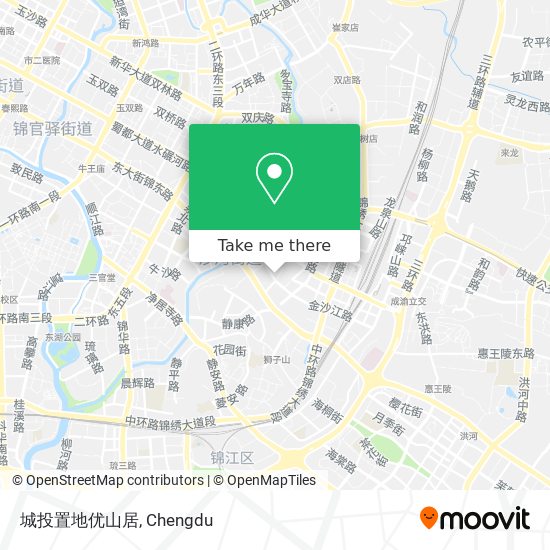 城投置地优山居 map