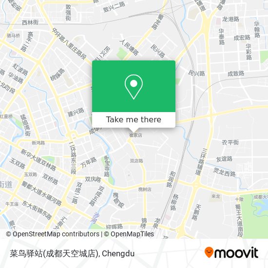 菜鸟驿站(成都天空城店) map