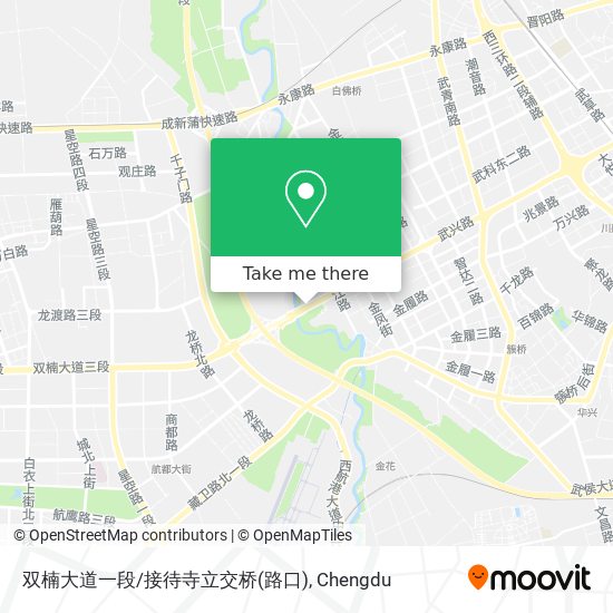 双楠大道一段/接待寺立交桥(路口) map