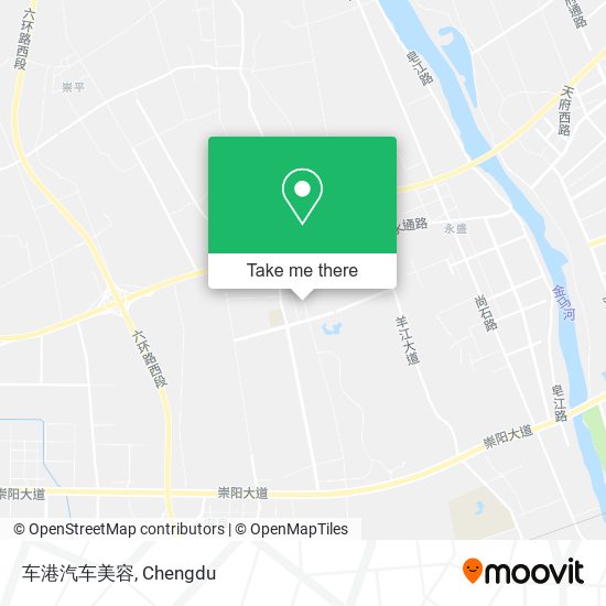 车港汽车美容 map