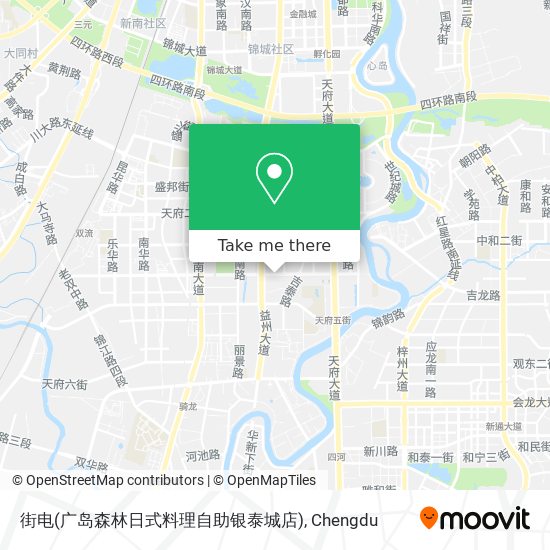 街电(广岛森林日式料理自助银泰城店) map