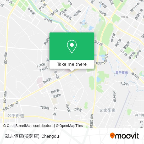 凯吉酒店(芙蓉店) map