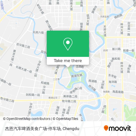 杰恩汽车啤酒美食广场-停车场 map