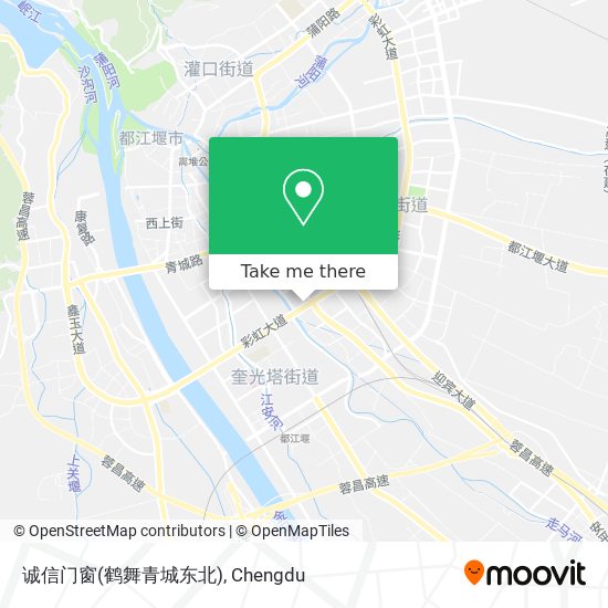 诚信门窗(鹤舞青城东北) map
