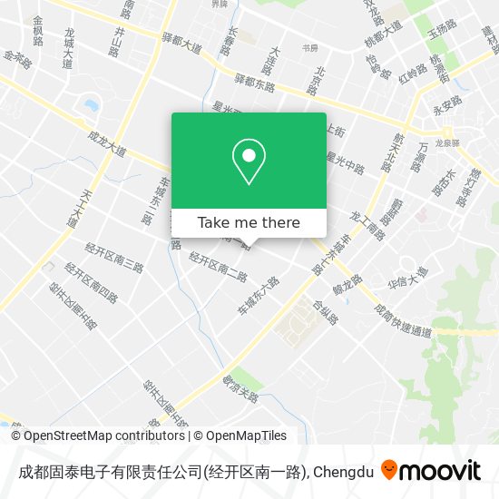 成都固泰电子有限责任公司(经开区南一路) map