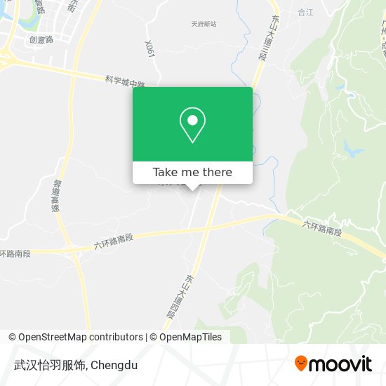 武汉怡羽服饰 map