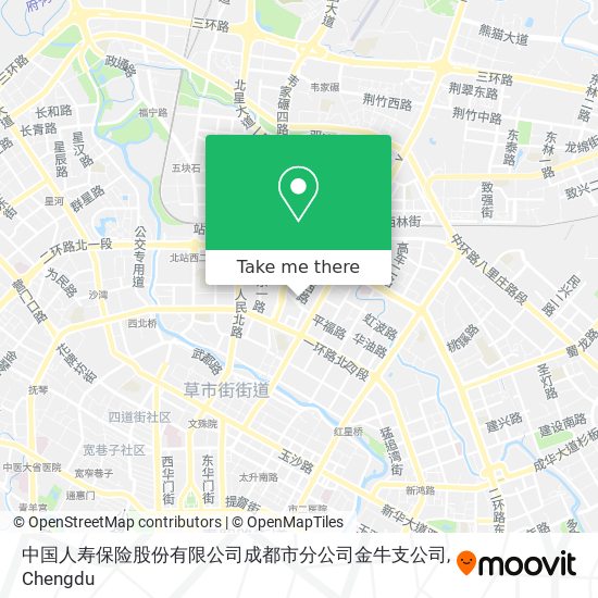 中国人寿保险股份有限公司成都市分公司金牛支公司 map
