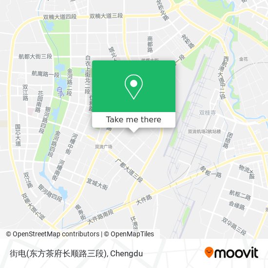 街电(东方茶府长顺路三段) map