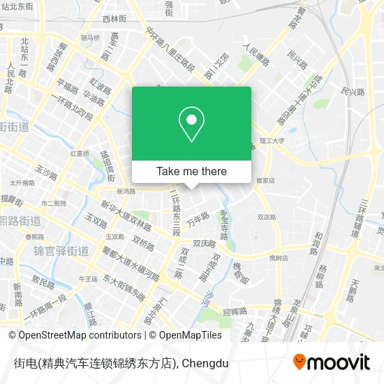 街电(精典汽车连锁锦绣东方店) map