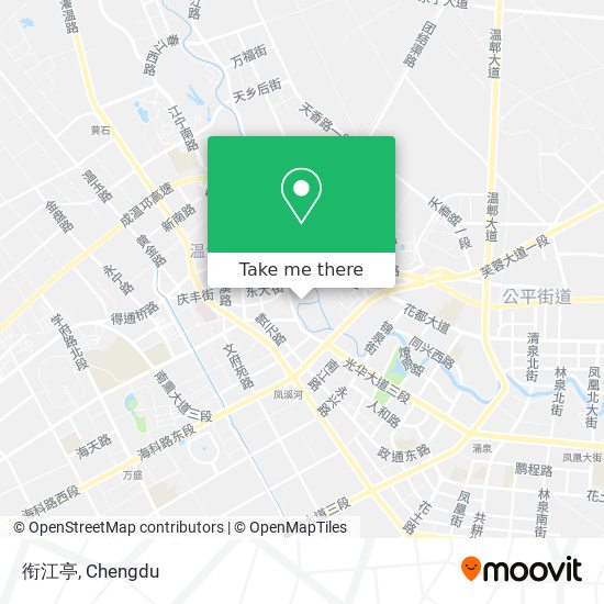 衔江亭 map