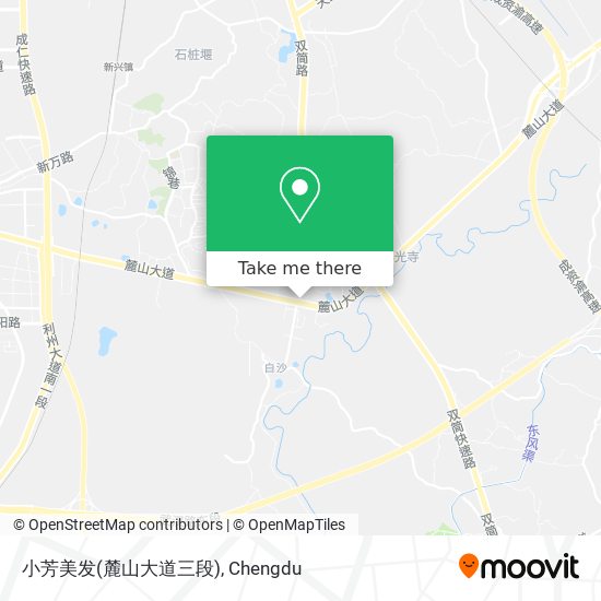 小芳美发(麓山大道三段) map