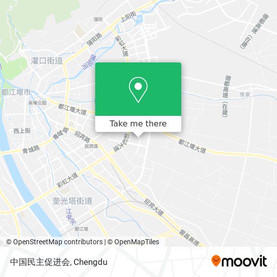 中国民主促进会 map