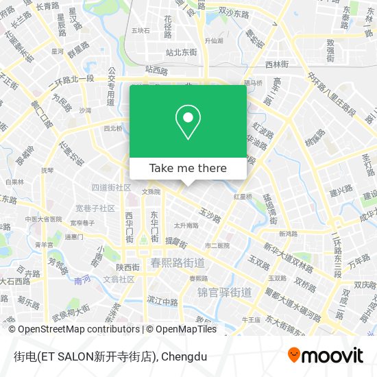 街电(ET SALON新开寺街店) map
