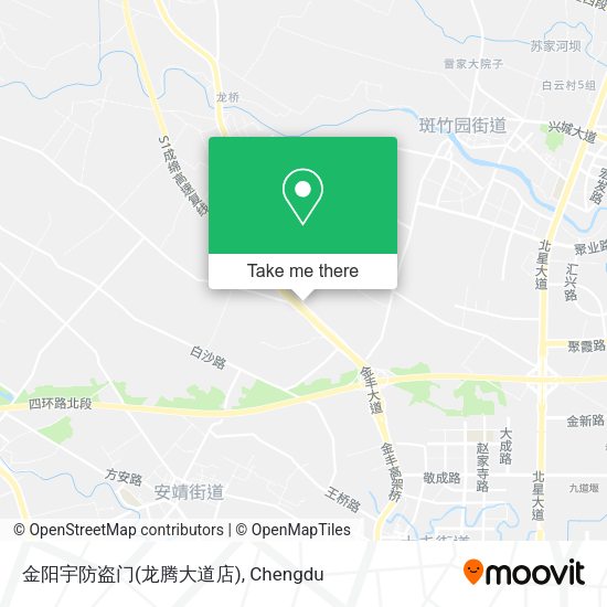 金阳宇防盗门(龙腾大道店) map