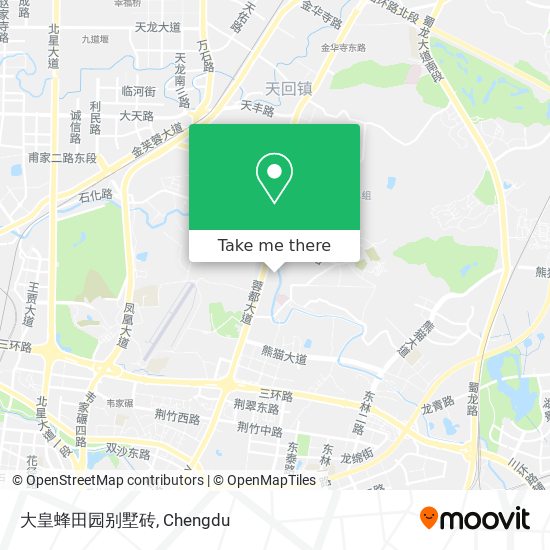 大皇蜂田园别墅砖 map