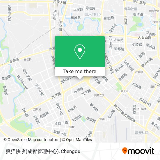 熊猫快收(成都管理中心) map