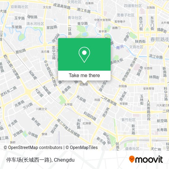 停车场(长城西一路) map