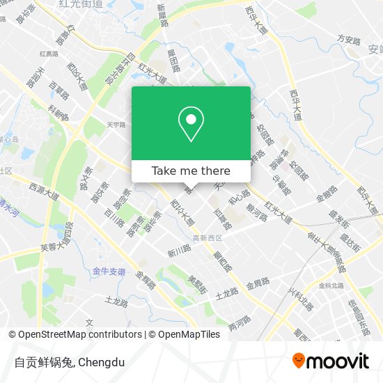自贡鲜锅兔 map