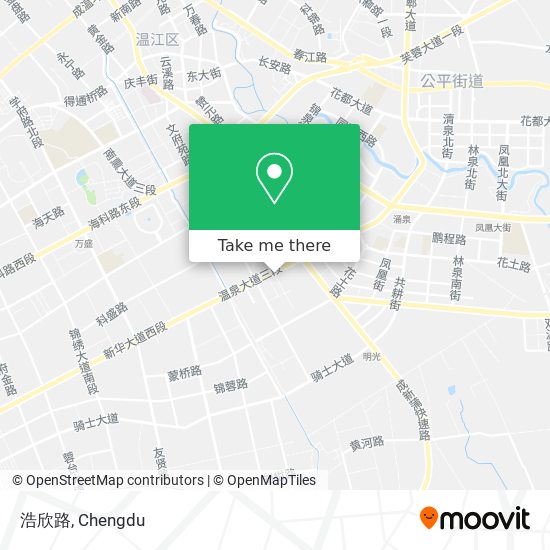 浩欣路 map