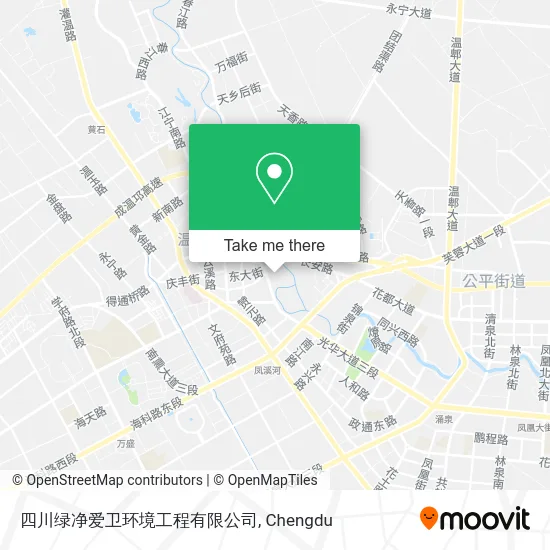 四川绿净爱卫环境工程有限公司 map