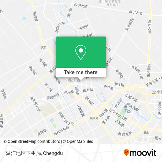 温江地区卫生局 map