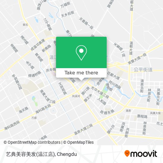 艺典美容美发(温江店) map