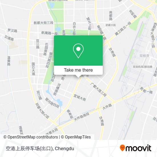 空港上辰停车场(出口) map