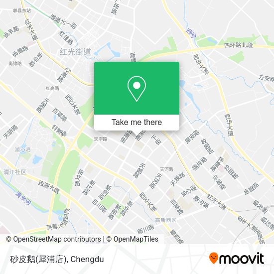 砂皮鹅(犀浦店) map