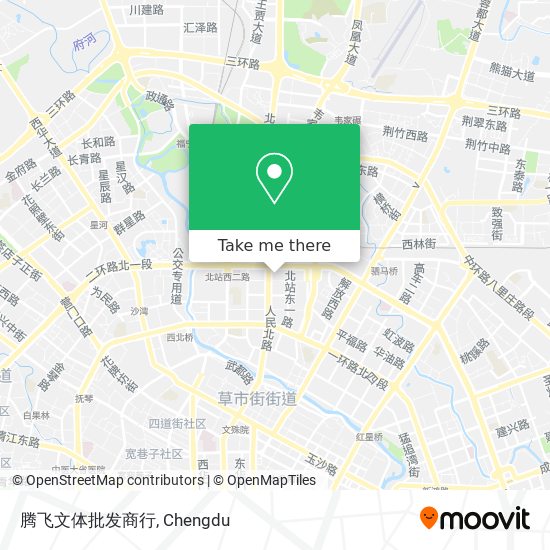 腾飞文体批发商行 map
