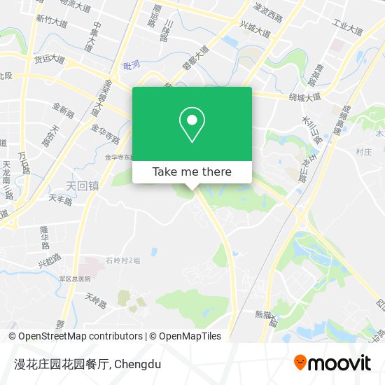 漫花庄园花园餐厅 map
