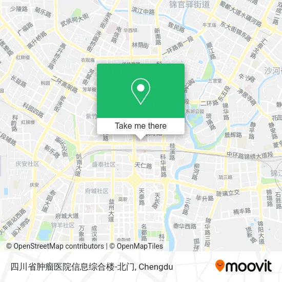 四川省肿瘤医院信息综合楼-北门 map