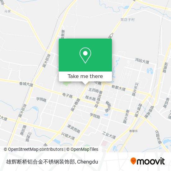 雄辉断桥铝合金不锈钢装饰部 map