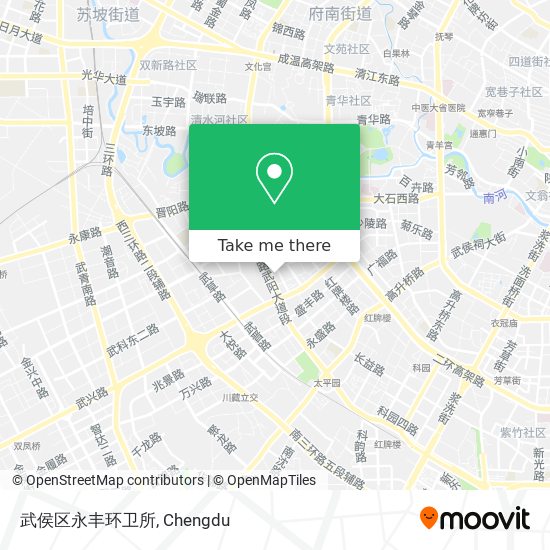 武侯区永丰环卫所 map