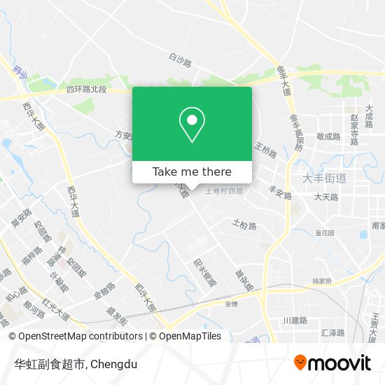 华虹副食超市 map