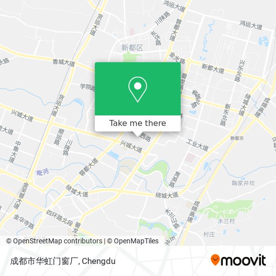 成都市华虹门窗厂 map