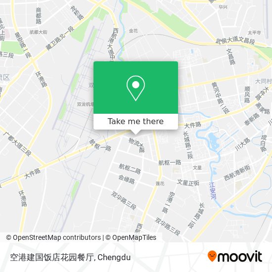 空港建国饭店花园餐厅 map